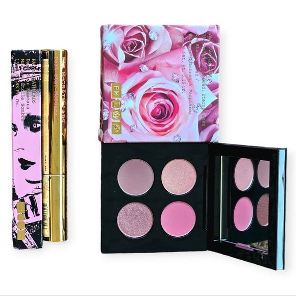 PAT MCGRATH LABS Divine Rose Quad in Eternal Eden & Black Star Mascara DUO New - Picture 3 of 14